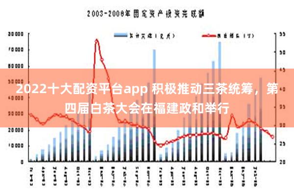 2022十大配资平台app 积极推动三茶统筹，第四届白茶大会在福建政和举行