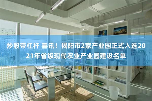 炒股带杠杆 喜讯！揭阳市2家产业园正式入选2021年省级现代农业产业园建设名单