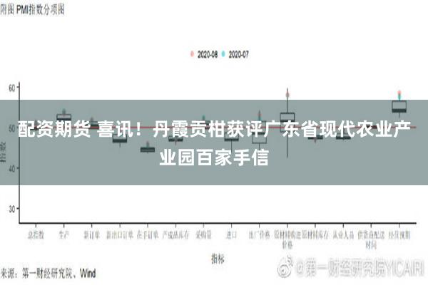 配资期货 喜讯！丹霞贡柑获评广东省现代农业产业园百家手信