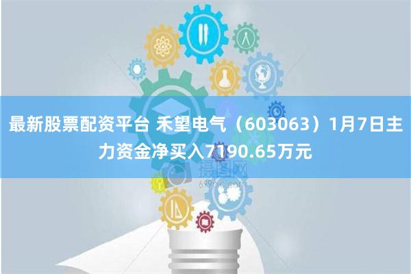 最新股票配资平台 禾望电气（603063）1月7日主力资金净买入7190.65万元